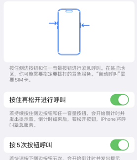 雷州苹果14维修站分享iPhone14如何使用SOS紧急联络 